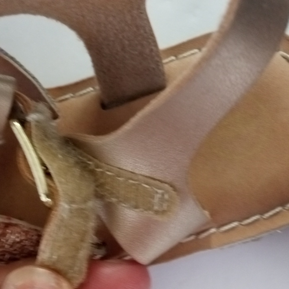 Girls Kids Cat & Jack Brown Baby Sandals - Picture 7 of 9